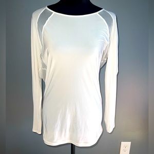 Lululemon If Youre Lucky Long Sleeve Tee Womens 8 White Spoon